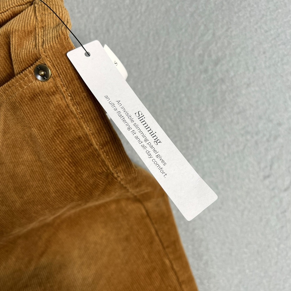 Talbots Corduroy Jegging 10P Brown Stretch Skinny Leg High Waist Ankle Length - Picture 6 of 10